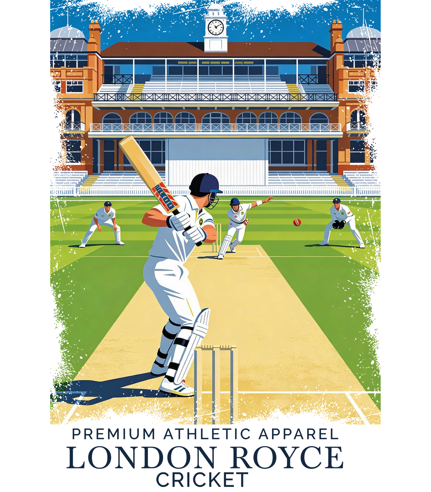 
                  
                    LONDON ROYCE CRICKET FIELD GRAPHIC T-SHIRT
                  
                