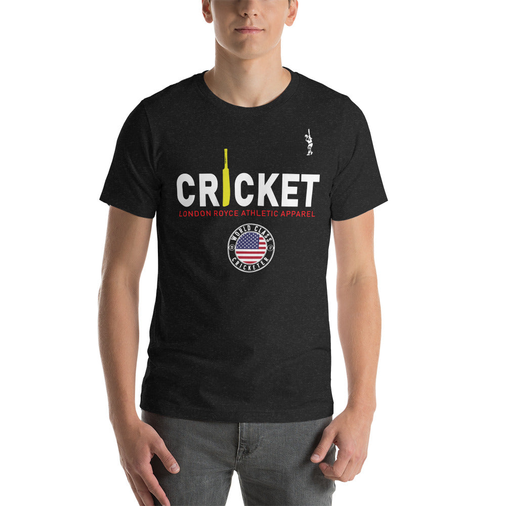 
                  
                    CRICKET USA FLAG T-SHIRT (Black & Navy)
                  
                