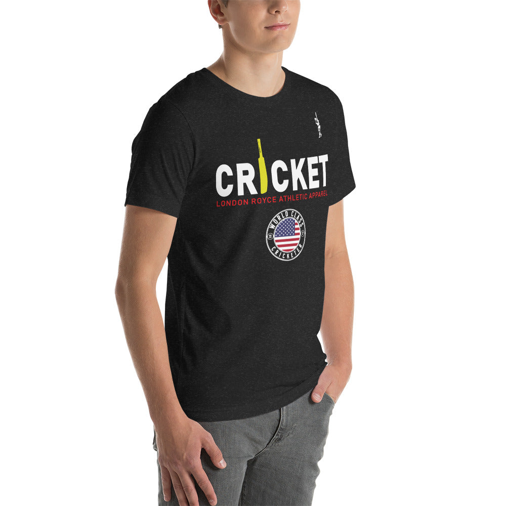 
                  
                    CRICKET USA FLAG T-SHIRT (Black & Navy)
                  
                