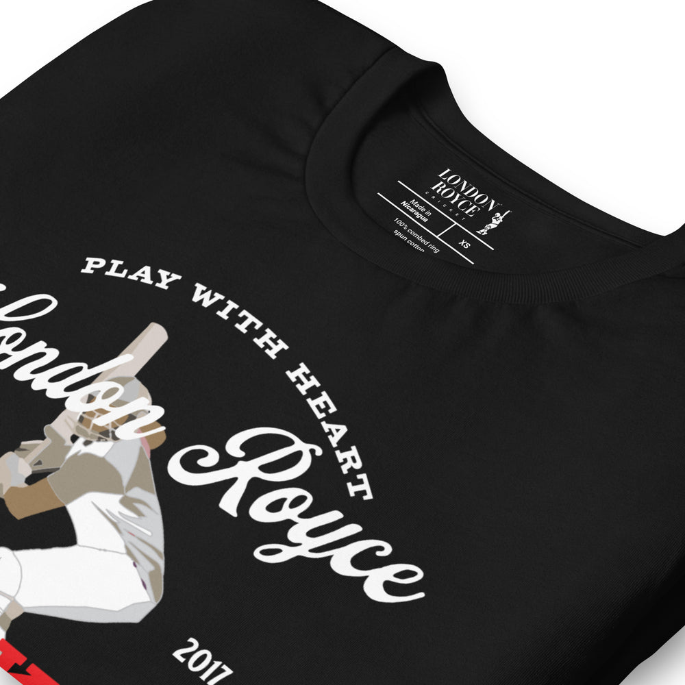 
                  
                    PLAY WITH HEART LRC T-SHIRT (Black & Navy)
                  
                