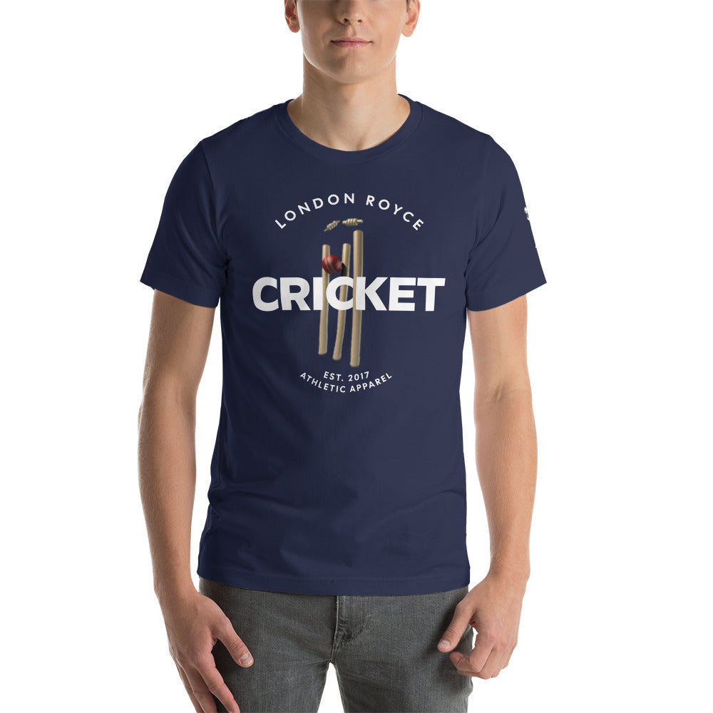 
                  
                    Cricket Wicker T-SHIRT (Black & Navy)
                  
                