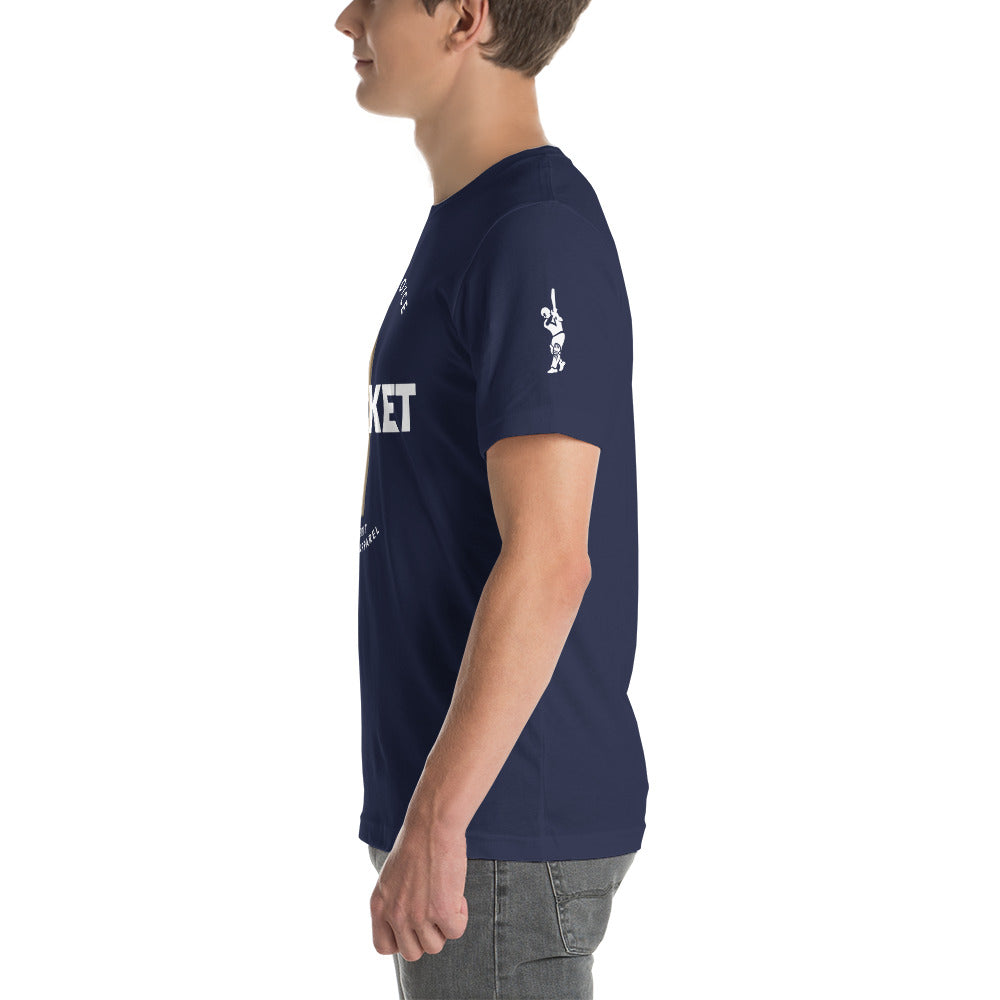 
                  
                    Cricket Wicker T-SHIRT (Black & Navy)
                  
                