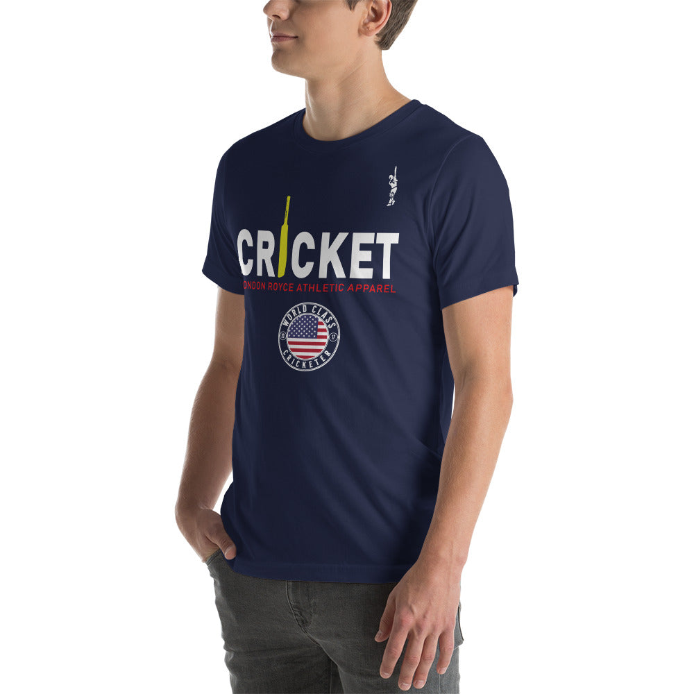 
                  
                    CRICKET USA FLAG T-SHIRT (Black & Navy)
                  
                