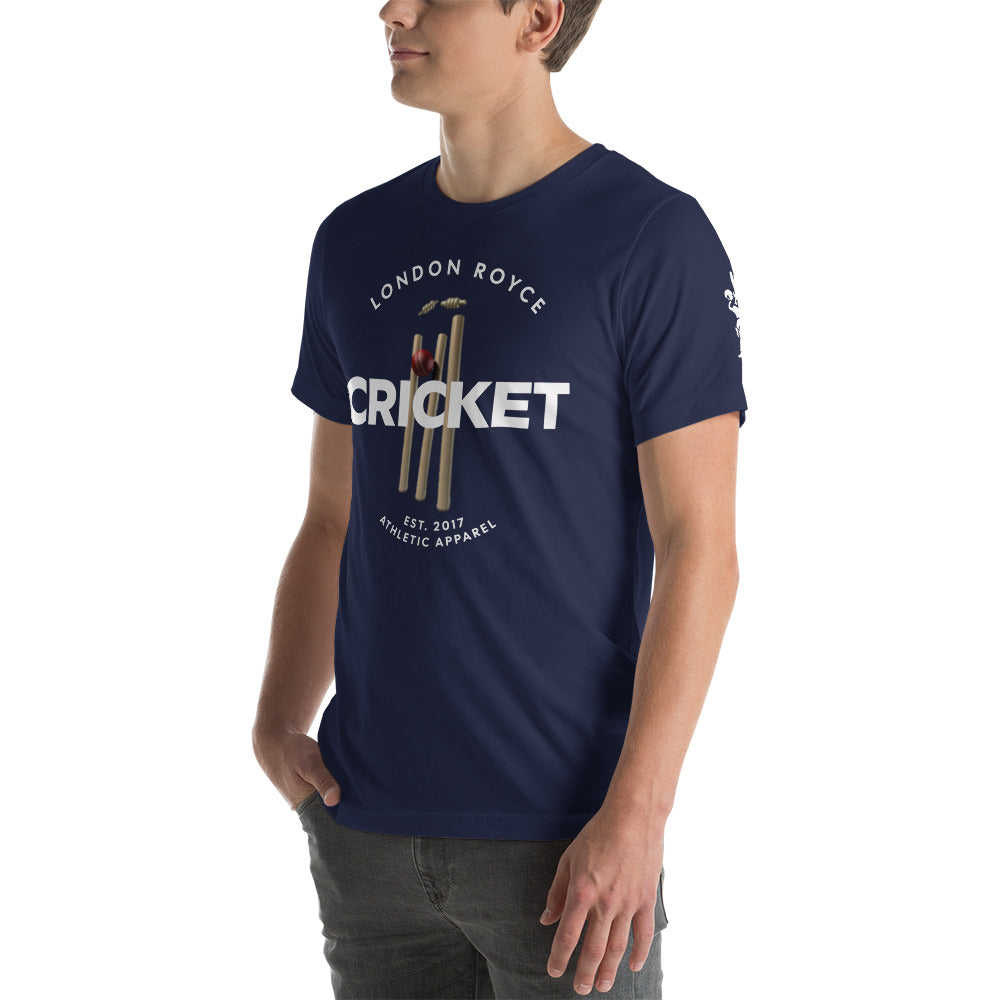 
                  
                    Cricket Wicker T-SHIRT (Black & Navy)
                  
                
