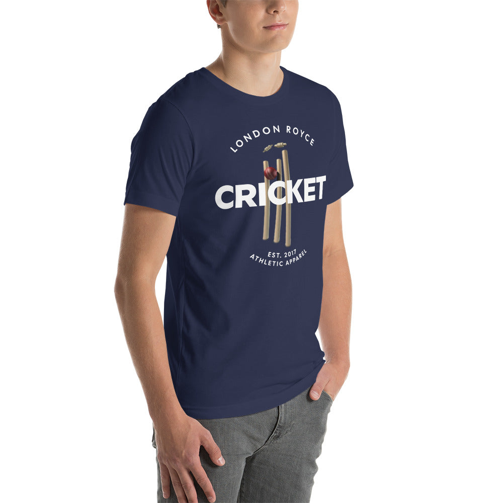 
                  
                    Cricket Wicker T-SHIRT (Black & Navy)
                  
                