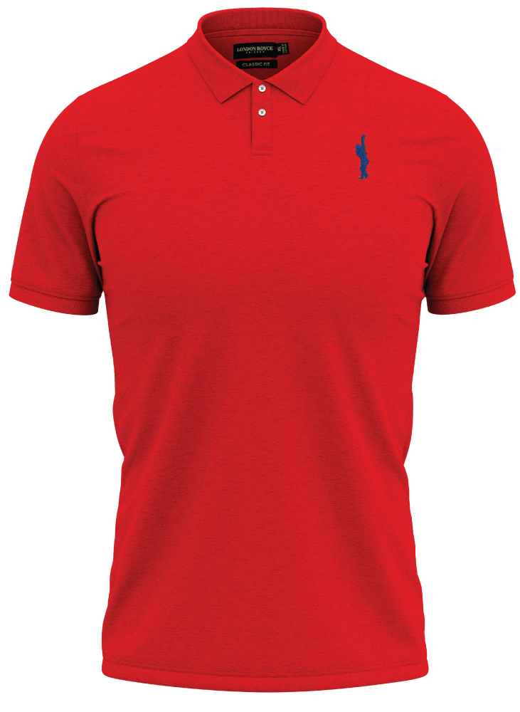 CLASSIC FIT SOLID RED POLO