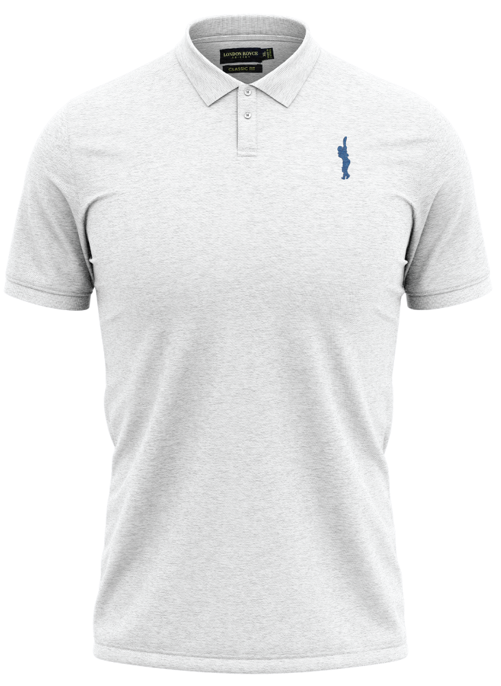 CLASSIC FIT SOLID WHITE POLO