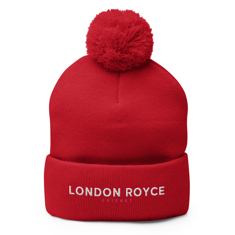 
                  
                    POM-POM EMBROIDERED BEANIE
                  
                
